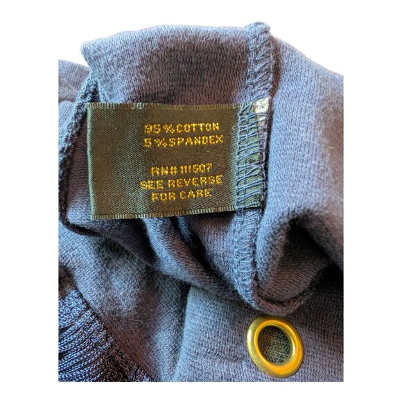 Vintage Y2K 2000s Rocawear Fringe Romper | Navy Blue | Large - Picture 7 of 12